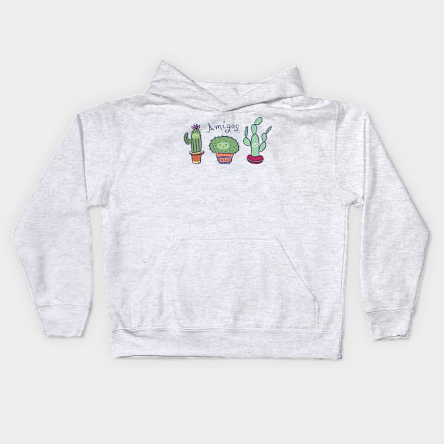 Amigos Kids Hoodie by Unihorse